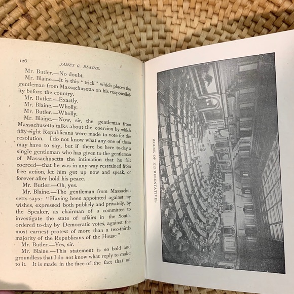 1893 Vintage Red Hardcover Tabletop Book - Picture 13 of 14